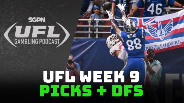 UFL Week 9 Picks + DFS Lineup | UFL Gambling Podcast (Ep. 18)