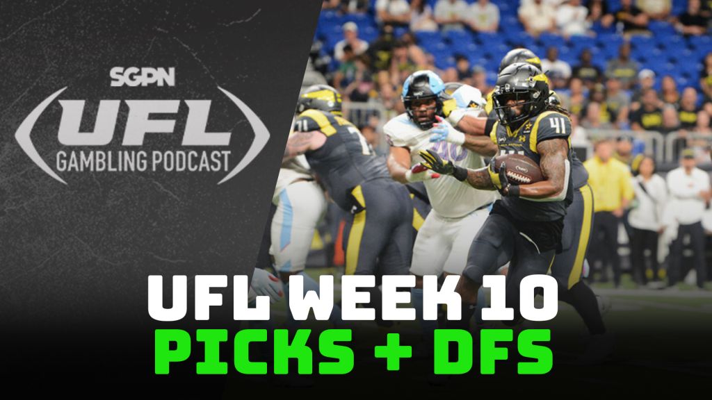 UFL Week 10 Picks + DFS Lineup | UFL Gambling Podcast (Ep. 20)