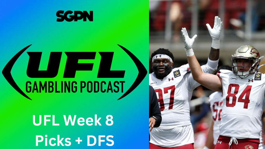 UFL Week 8 Picks + DFS Lineup | UFL Gambling Podcast (Ep. 16)