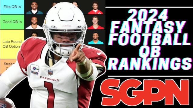 Fantasy Football Rankings 2024 - Tiered Fantasy Football Quarterback Rankings - Kyler Murray Arizona Cardinals Image