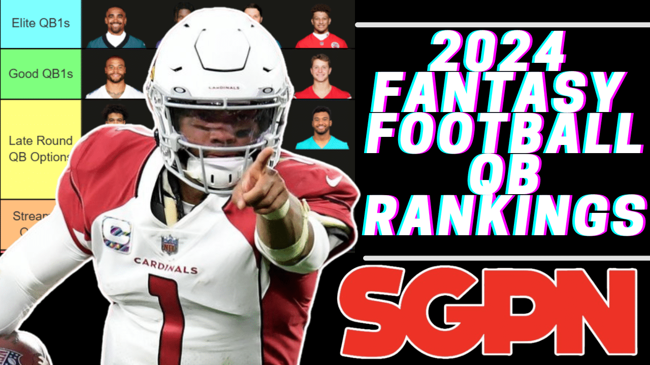 Fantasy Football Rankings 2024 - Tiered Fantasy Football Quarterback Rankings - Kyler Murray Arizona Cardinals Image