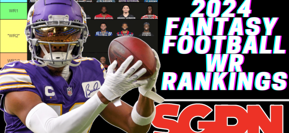Tiered 2024 Fantasy Football Rankings for Wide Receivers