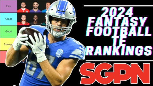 2024 Tiered Fantasy Football TE Rankings