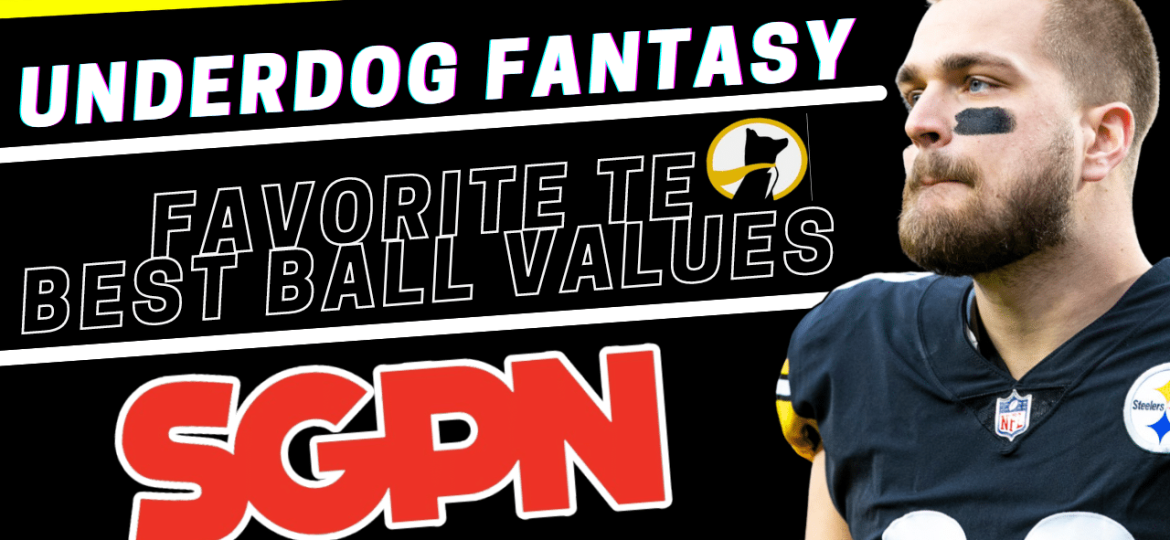 2024 Tight End Fantasy Football Sleepers and Values - Underdog Fantasy - Pat Freiermuth - Pittsburgh Steelers