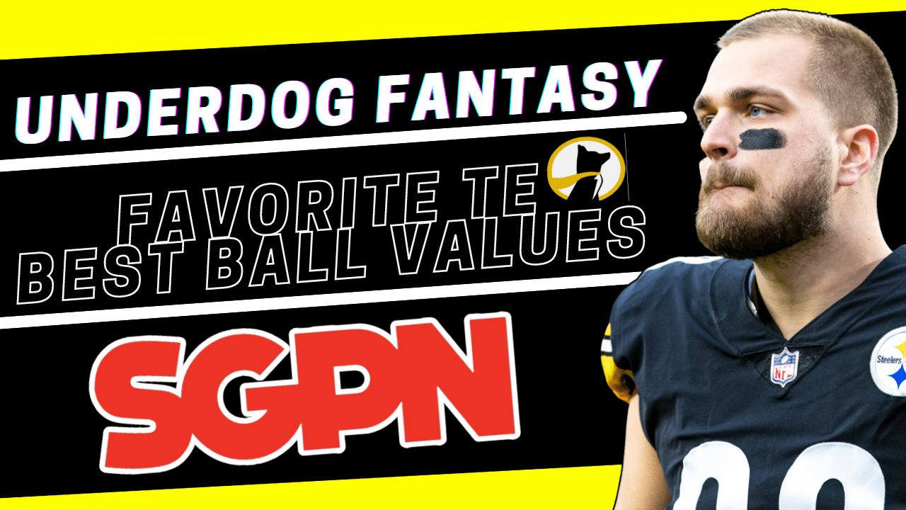 2024 Tight End Fantasy Football Sleepers and Values - Underdog Fantasy - Pat Freiermuth - Pittsburgh Steelers