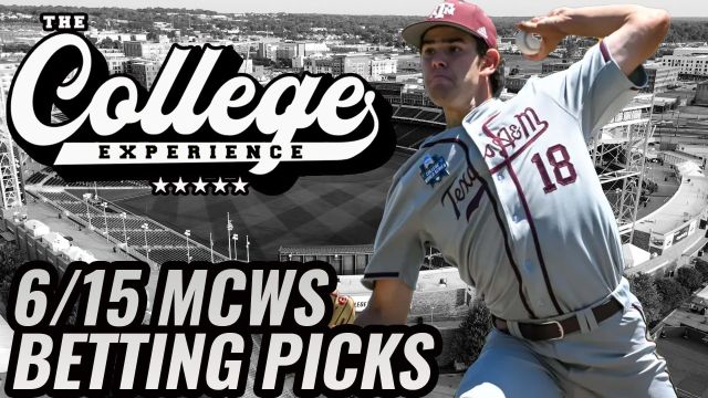 College World Series Picks 6/15 - NCAA Baseball Gambling | The College Baseball Experience (Ep. 135)
