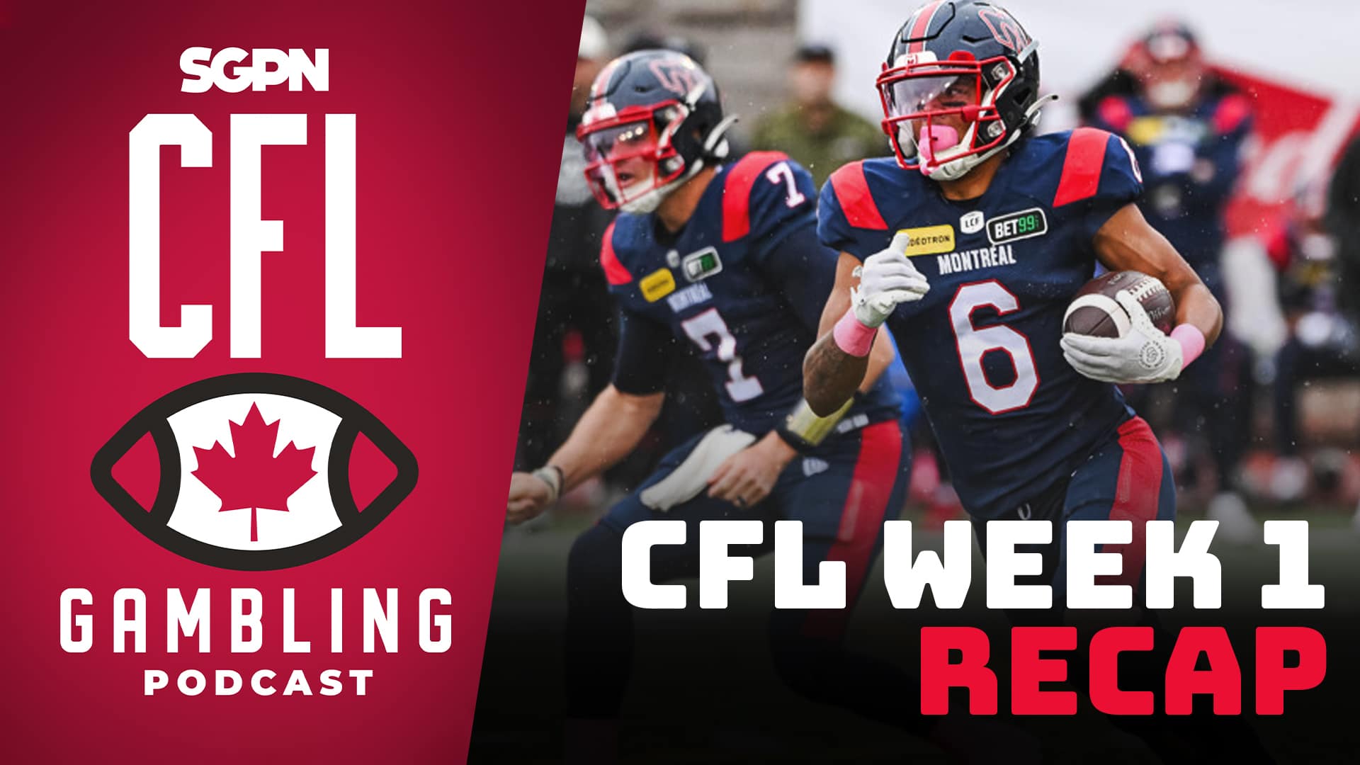 Week 1 Reaction Show | The CFL Gambling Podcast (Ep. 46)