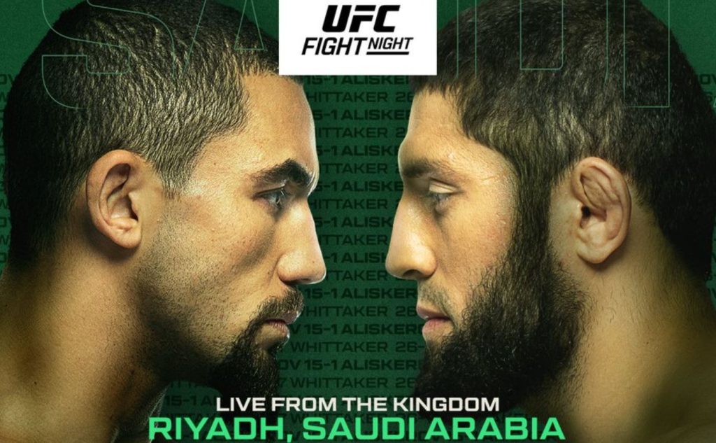 UFC Saudi Arabia: Whittaker vs Aliskerov is filled with bangers. We've got all the UFC Saudi Arabia bets and picks for you. Come tail along