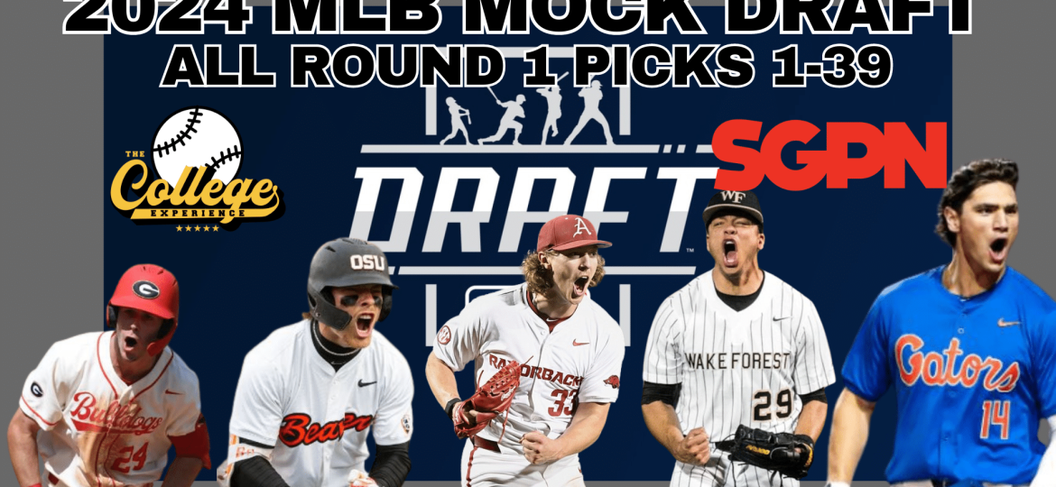 2024 MLB Draft: MLB Mock Draft and MLB Player Comparisons | The College Baseball Experience (Ep 148)