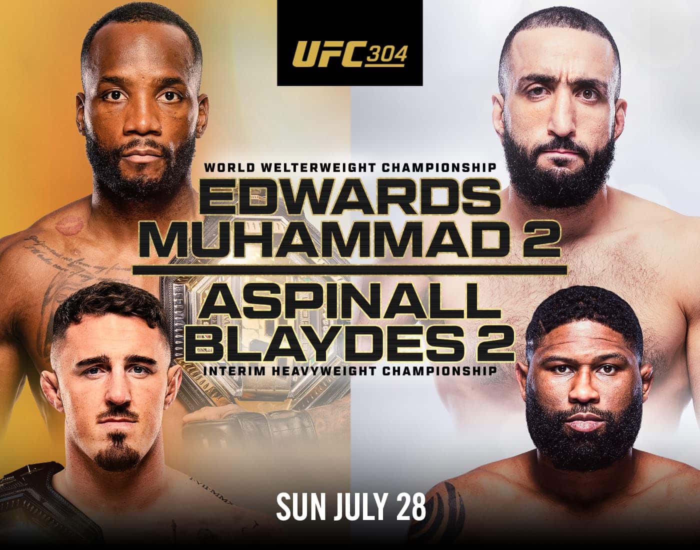 SGPN Parlay For Saturday (July 27th): UFC 304 Parlay