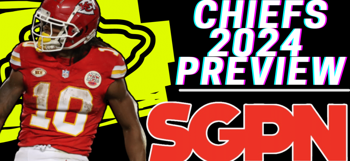 2024 Fantasy Football preview of the Kansas Chiefs. Fantasy Football Rankings for Patrick Mahomes, Travis Kelce, Isaih Pacheco, Rashee Rice, and Xavier Worthy