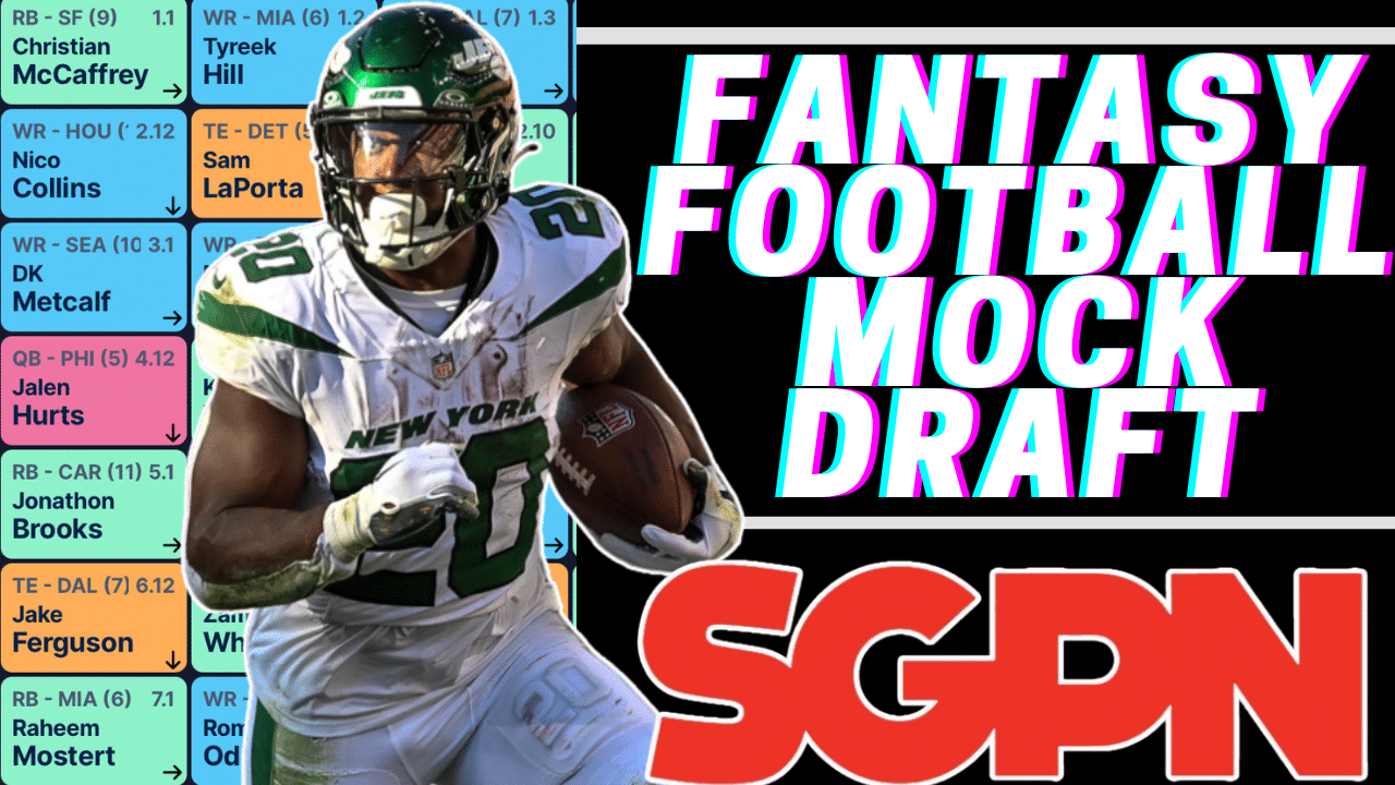 2024 Fantasy Football Mock Draft - Draft Strategies - Rankings - Positional Trends