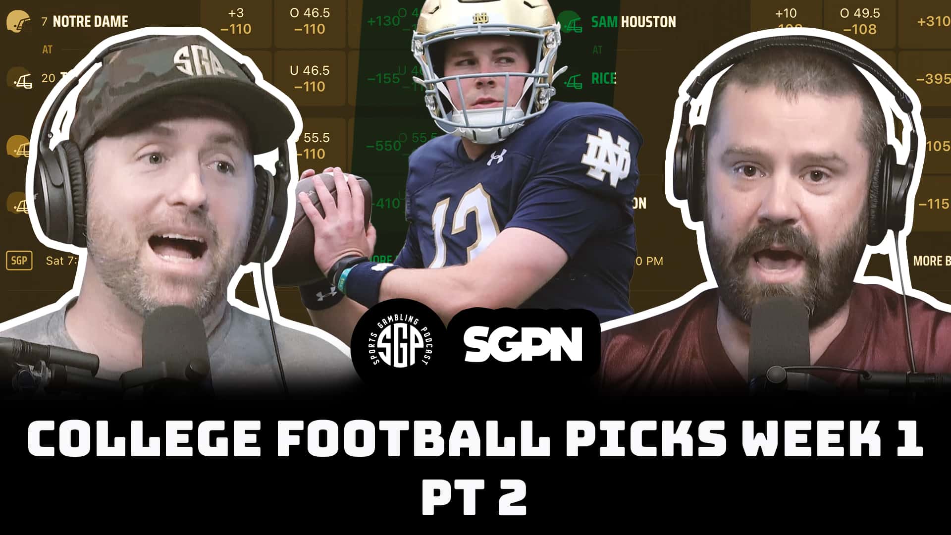 College Football Week 1 Picks Part 2