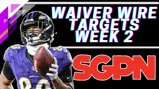 Fantasy Football Advice - Week 2 Waiver Wire Adds - Waiver Wire Rankings - Week 2 NFL