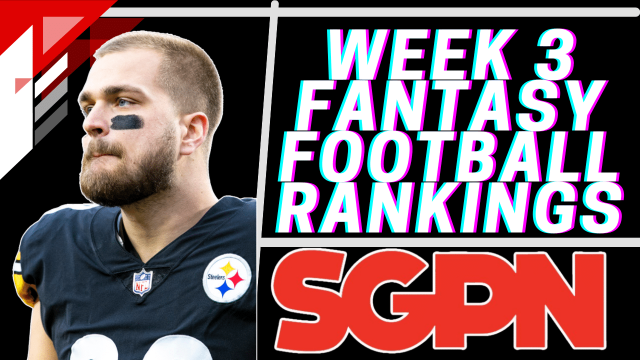 Fantasy Football Rankings Week 3 - Top Fantasy Football Streaming Options - Week 3 Start or Sit