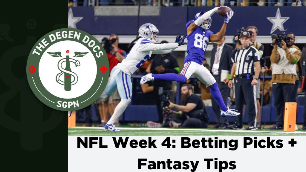 NFL Week 4: TNF, Betting Picks + Fantasy Tips | The Degen Docs (Ep. 21)