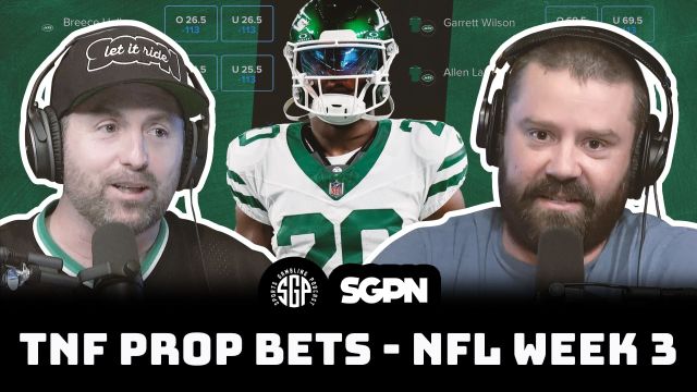 Thursday Night Football Props Bets - Patriots at Jets Props
