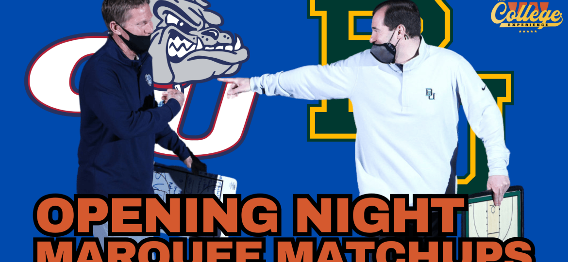 Gonzaga vs Baylor Scheduled For College Basketball's Opening Night