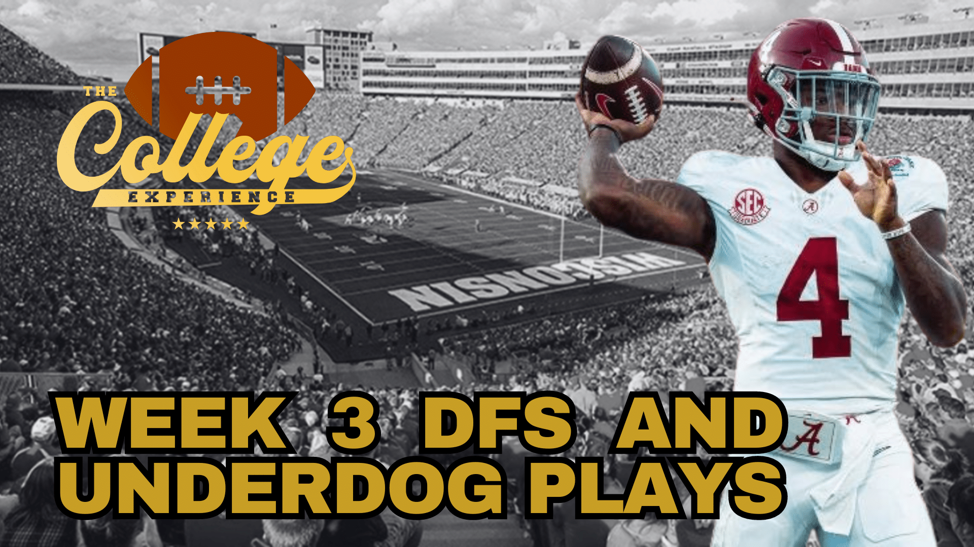 Week 3 DFS & Underdog Fantasy Picks | The College Football Experience (Ep. 1761)