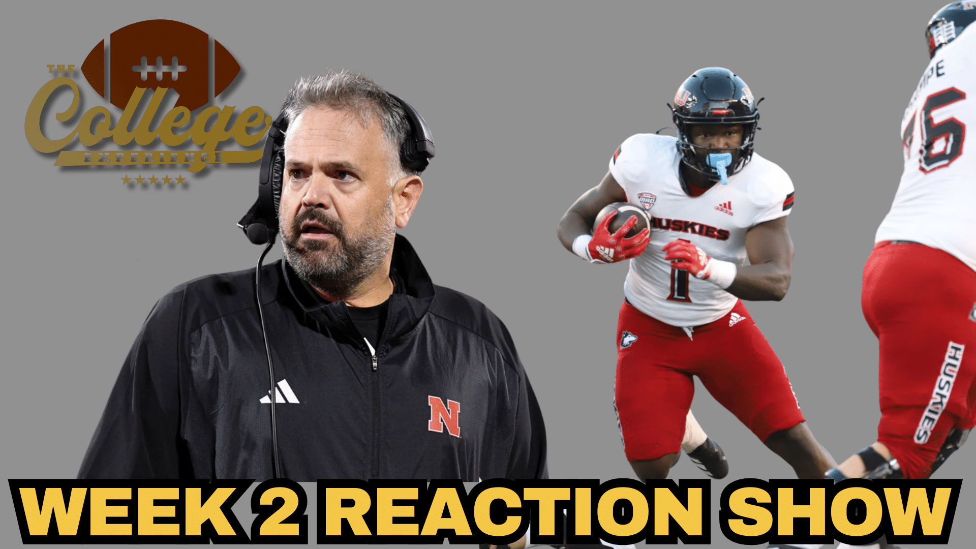Week 2 Reaction Show | The College Football Experience (Ep. 1766)