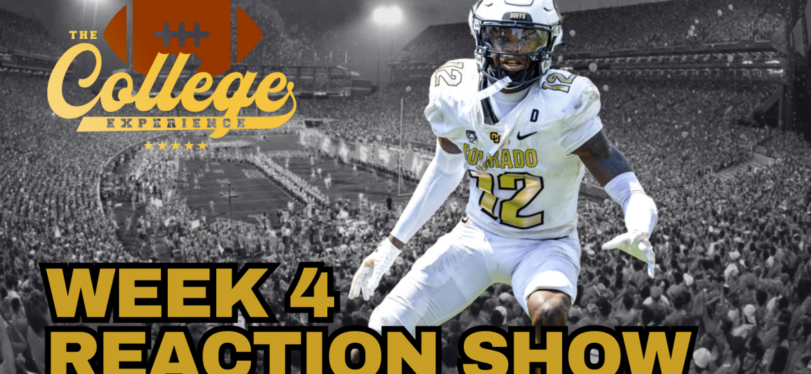 College Football Week 4 Reaction Show | The College Football Experience (Ep. 1771)