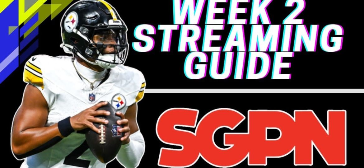 Top Fantasy Football Streamers for Week 2 - Fantasy Football Lineup Advice