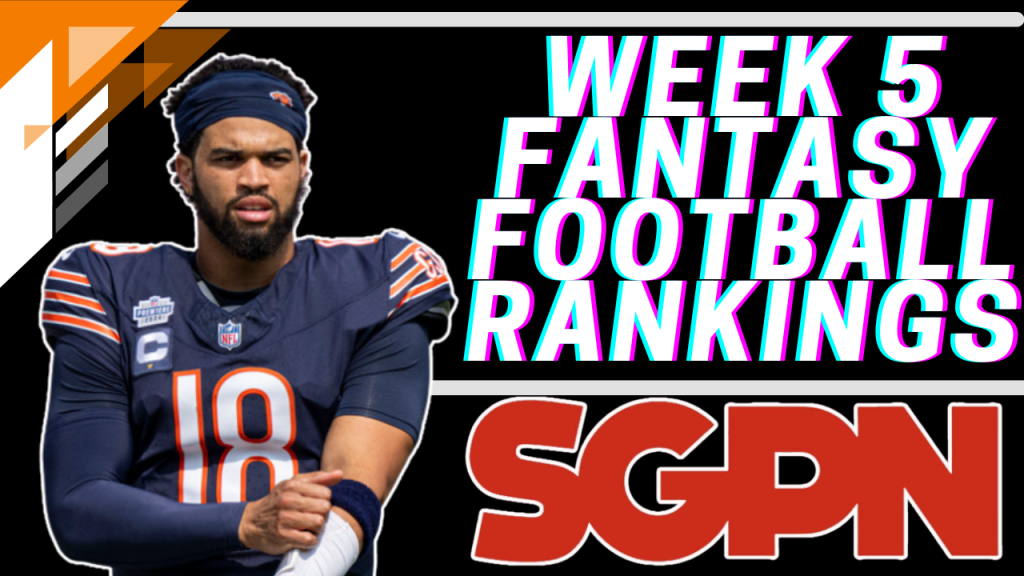 Updated Week 5 Fantasy Football Rankings Top Streaming Options