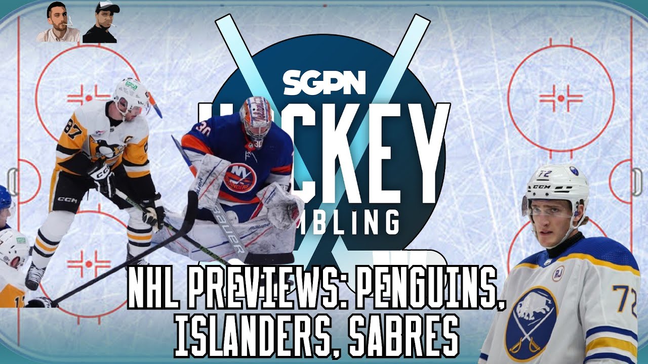 NHL Team Previews: Penguins, Islanders, and Sabres | Hockey Gambling Podcast (Ep. 391)