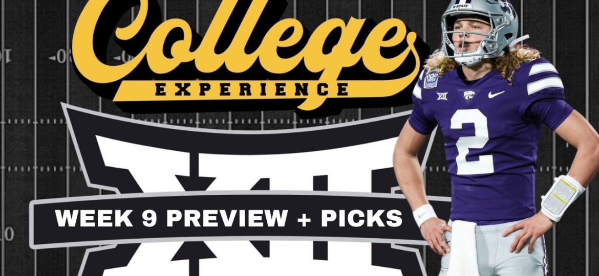 BIG 12 WK9 PICKS