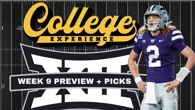 BIG 12 WK9 PICKS