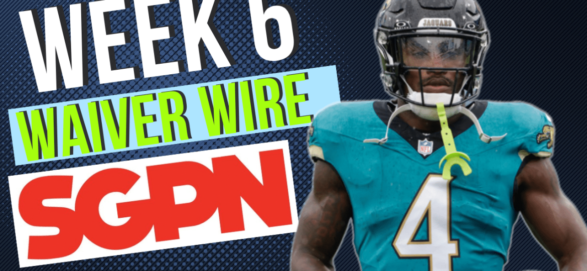 Week 6 Fantasy Football Waiver Wire Advice