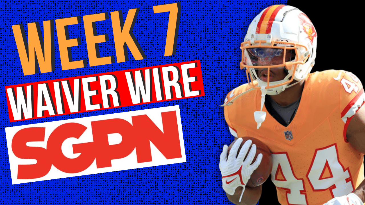 Week 7 Fantasy Football Waiver Wire Advice - Top Adds Week 7
