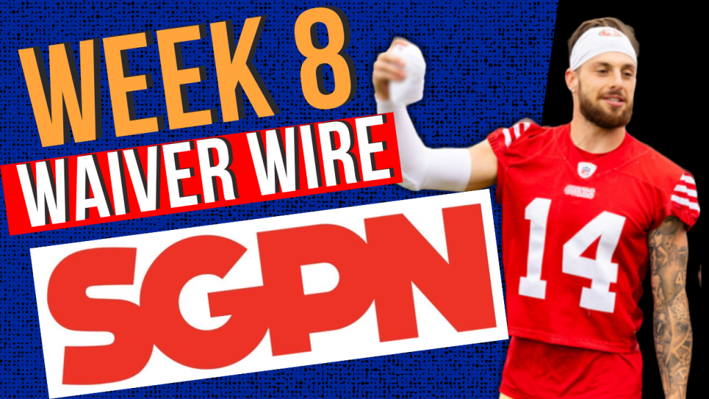 Here are the most added and dropped players week for Week 8 for Fantasy Football - Fantasy Football Waiver Wire Advice - Who you Should Add and Who you Should Drop Week 8