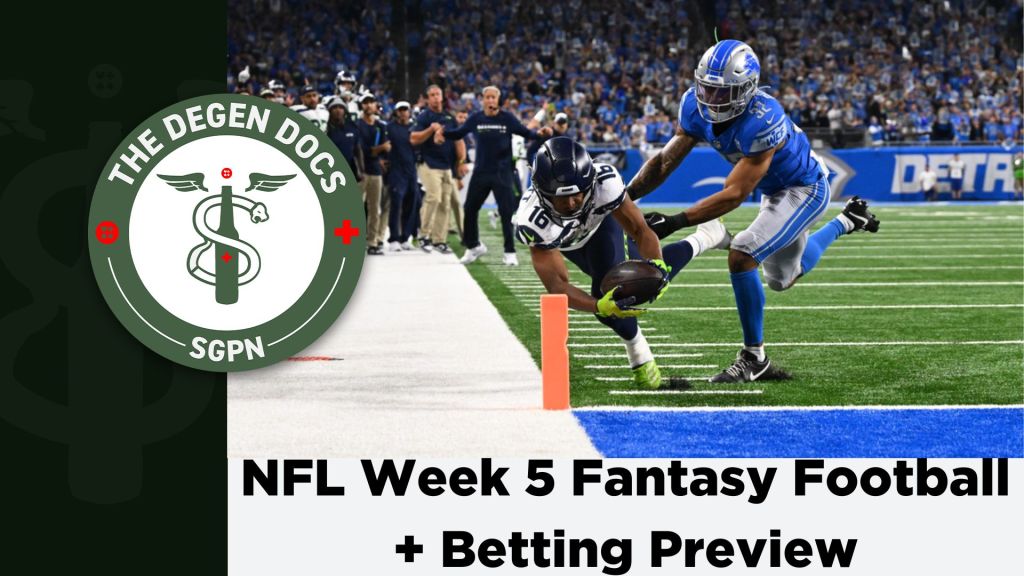 NFL Week 5: MNF, Injury Rundown, Waivers, Early Line Locks | The Degen Docs (Ep. 22)