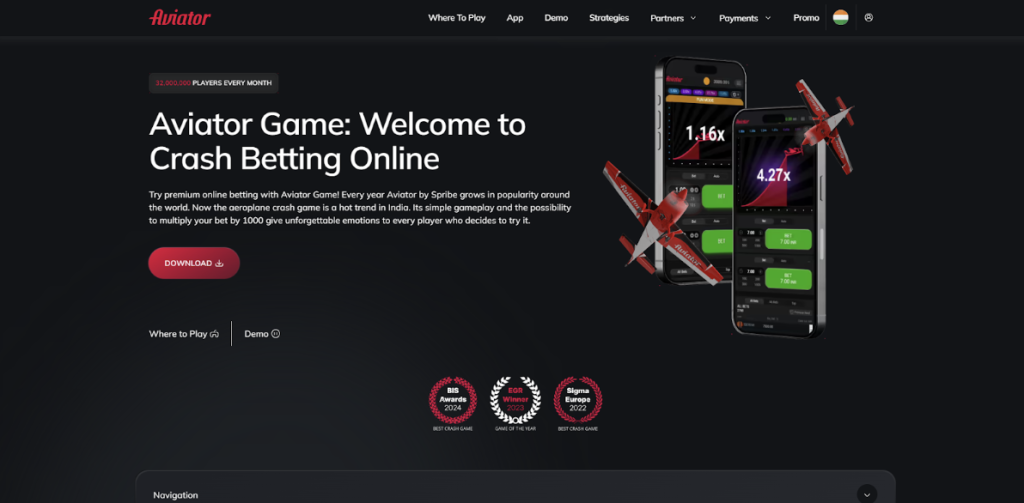 Aviator online game