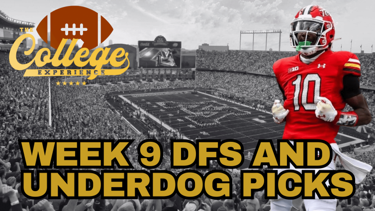 Week 9 DFS & Underdog Fantasy Picks | The College Football Experience (Ep. 1802)