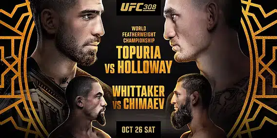SGPN Parlay for Saturday (October 26th): UFC Parlay
