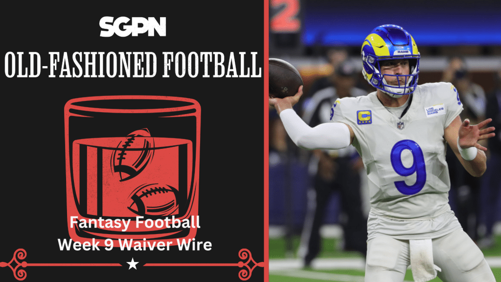 NFL Week 9 Fantasy Football Waiver Wire and Week 8 Recap | Old-Fashioned Football (Ep. 157)