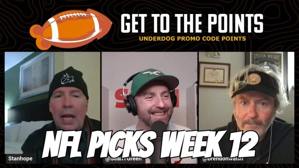 Get To The Points NFL Week 12 Picks (Ep. 10) Sports Gambling Podcast