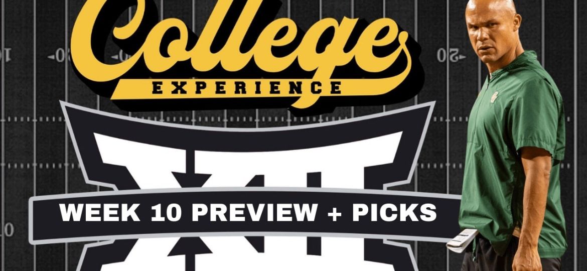 BIG 12 WK10 PICKS
