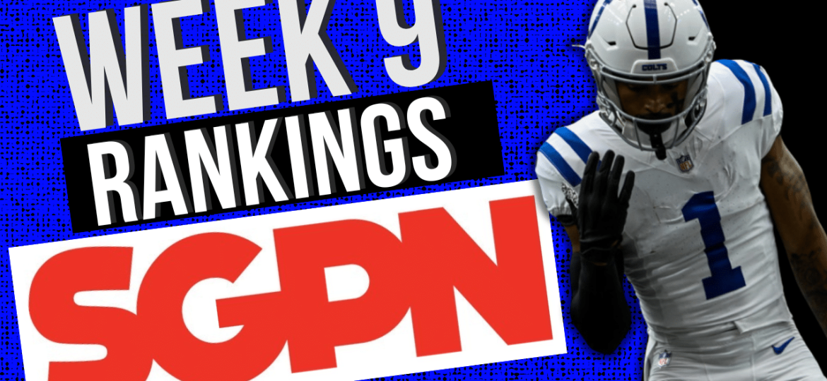 Updated Week 9 Fantasy Football Rankings: Fantasy Football Advice - Top Streaming Options. Top Quarterback Streaming Options, Top Tight End Streaming Options, Top Defensive Streaming Options Week 9.