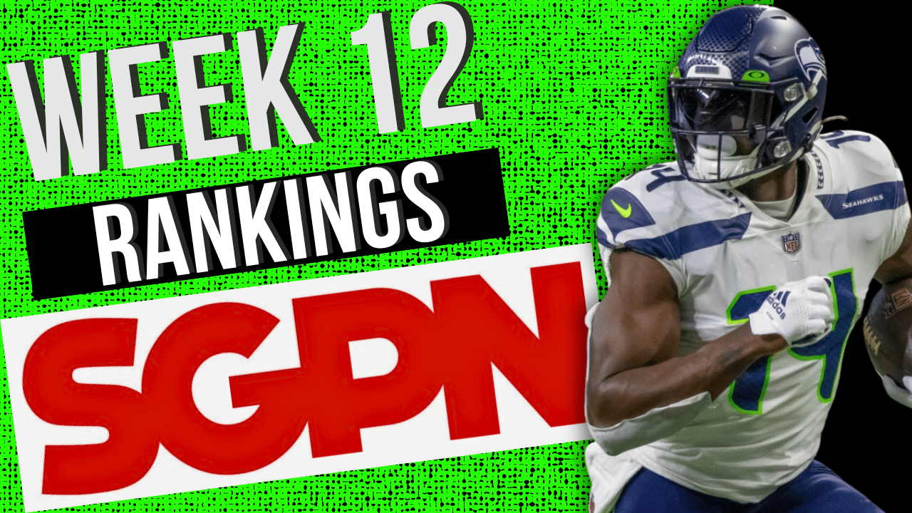 Updated Week 12 Fantasy Football Rankings. Top 150 Flex options and positional options for week 12 fantasy football.