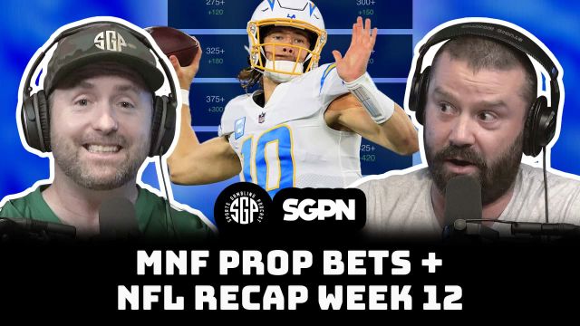 MONDAY NIGHT FOOTBVALL PROP BETS + NFL WEEK 12 RECAP