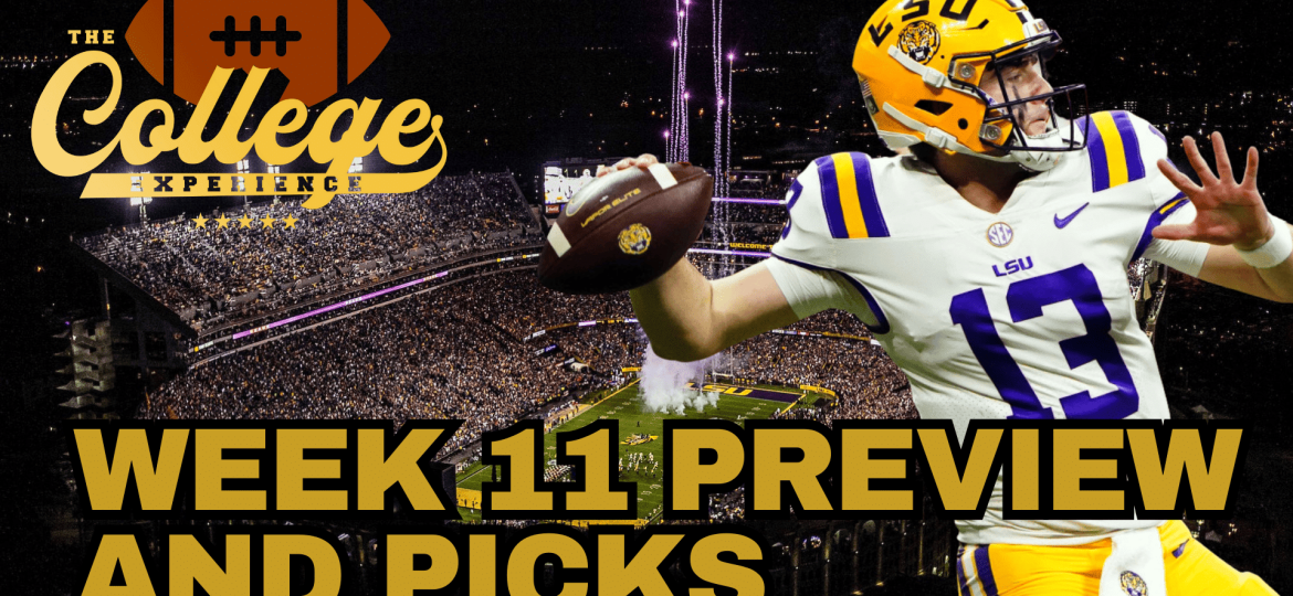 Week 11 Preview & Picks | The College Football Experience (Ep. 1807)