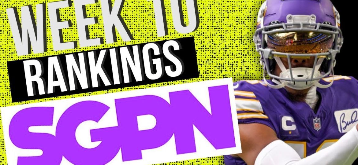 Week 10 fantasy football rankings and top streaming options