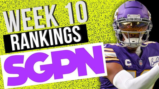 Week 10 fantasy football rankings and top streaming options