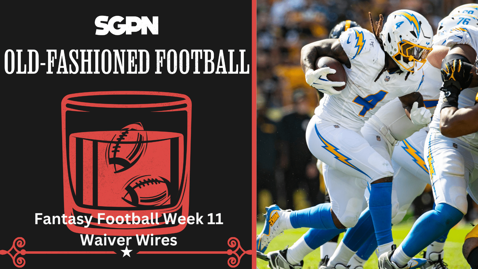 NFL Week 11 Fantasy Football Waiver Wire and MNF Best Bets | Old-Fashioned Football (Ep. 160)