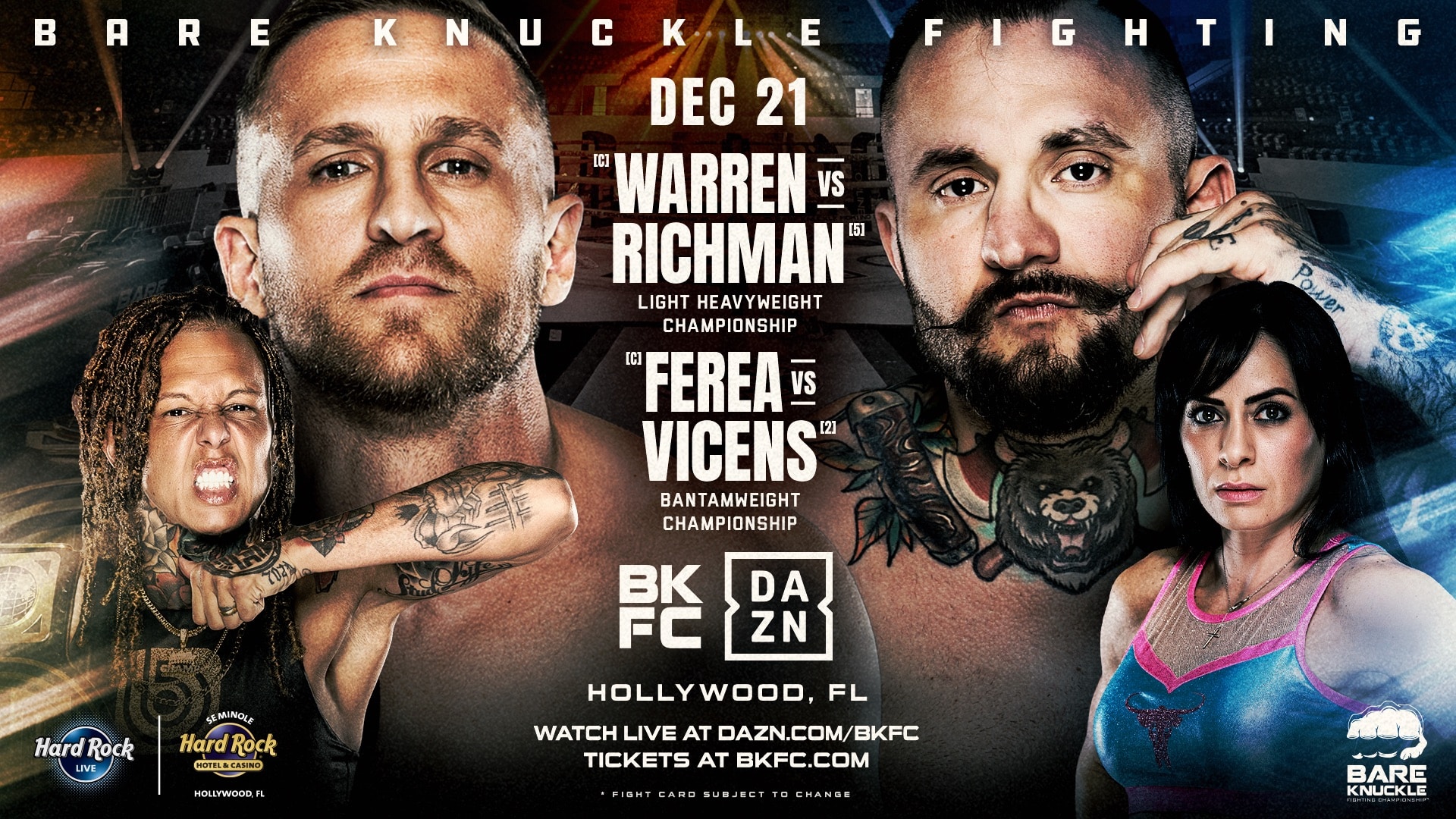 BKFC on DAZN 3 is our regional MMA show of record this week. Come learn about breaking down regional mma to make some picks, predictions and bets.