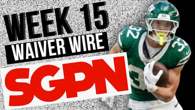 Top Waiver Wire Pickups for Week 15 - Fantasy Football Advice - Week 15 Waiver Wire