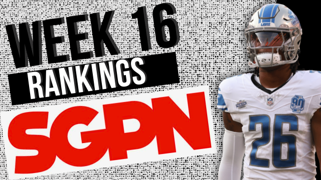 here are my favorite starts, sits, and streaming options for week 16. Fantasy Football Advice - Fantasy Football Rankings Week 16 Updated